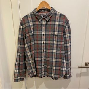 J. Crew Flannel Button Down with Elbow Patches